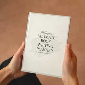 Ultimate Book Writing Planner Digital Download, A4 Printable Book Writing Worksheets, Book Outline Templates for Fiction & Nonfiction image 3