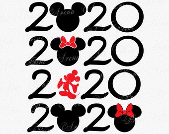 Download Disney Happy New Year SVG 2019 Vector and Clipart | Etsy