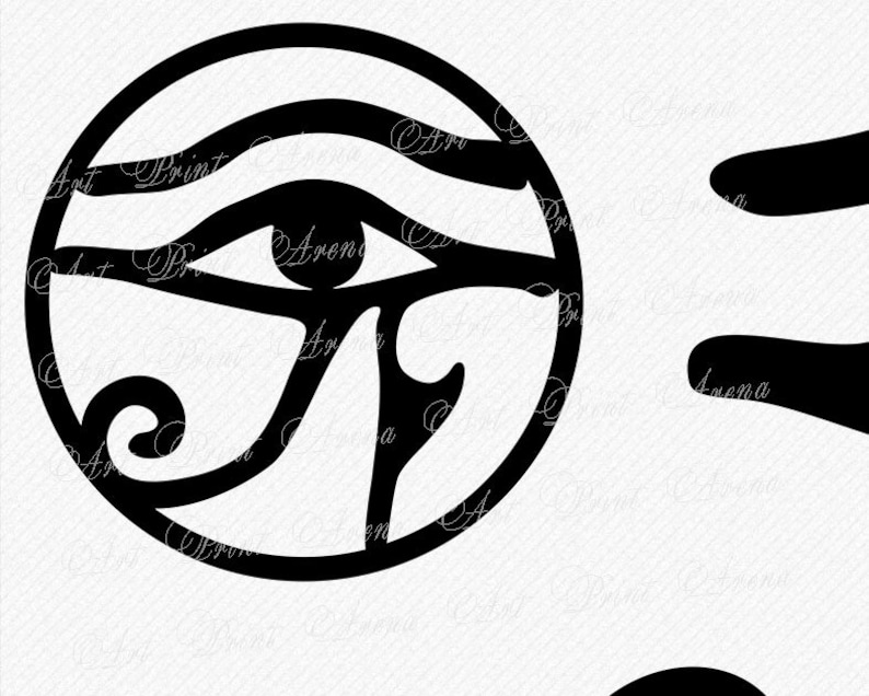 Eye of Horus SVG dxf png eps Egyptian symbol Wadjet all seeing | Etsy