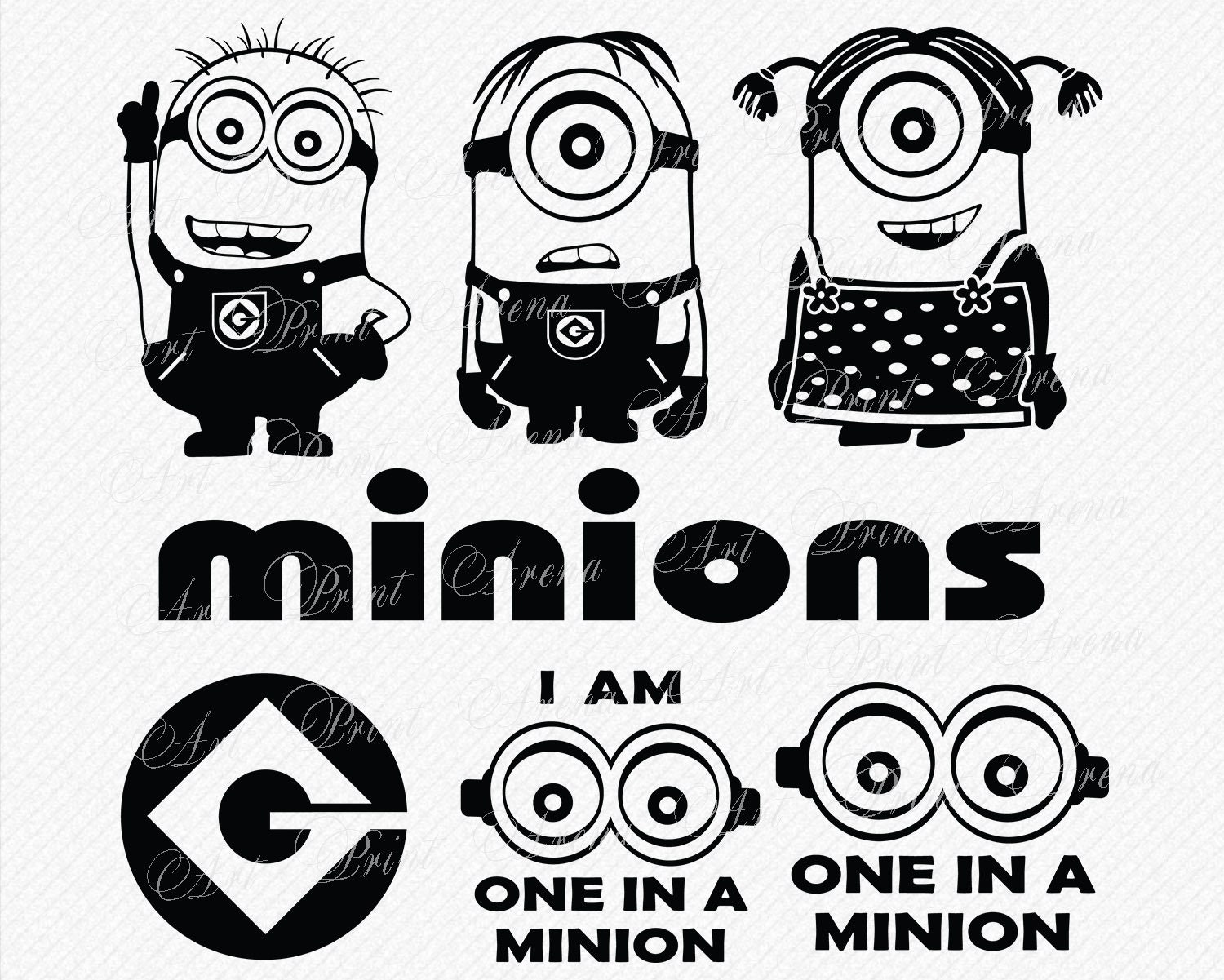 View free minion svg cut file background free svg files silhouette and cric...