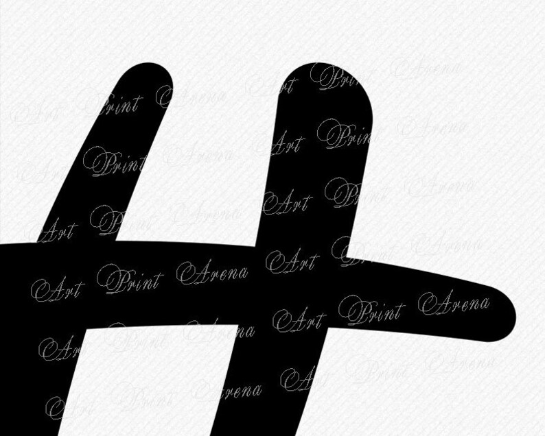Hashtag SVG Hashtag sign Hashtag clipart cutting files for | Etsy