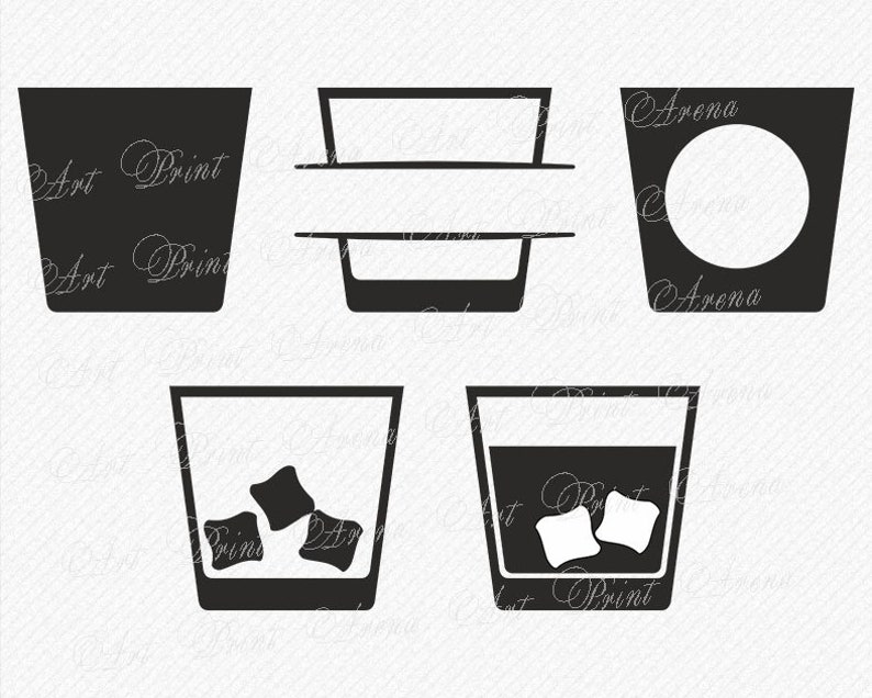 Download Whiskey Glass SVG Whiskey SVG Whiskey Monogram SVG Whiskey ...