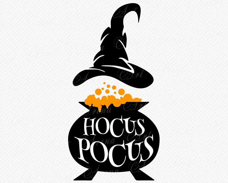Hocus Pocus SVG Witch Hat SVG Witch Cauldron SVG | Etsy