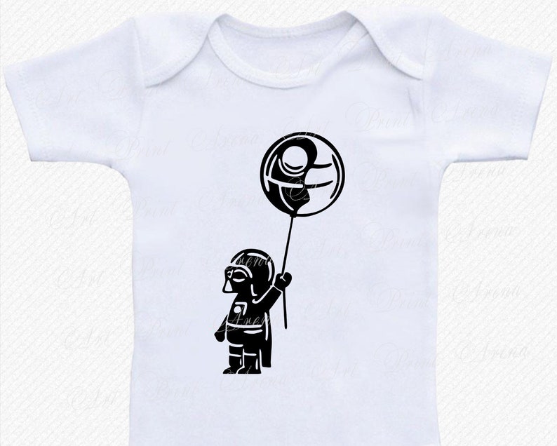 Darth Vader Baby On Board SVG and Clipart files | Etsy