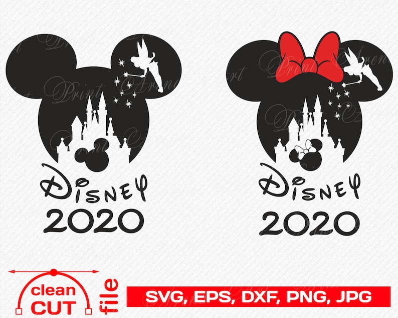 Download Disney Head SVG 2020 Tinkerbell Disney Head SVG 2020 design | Etsy
