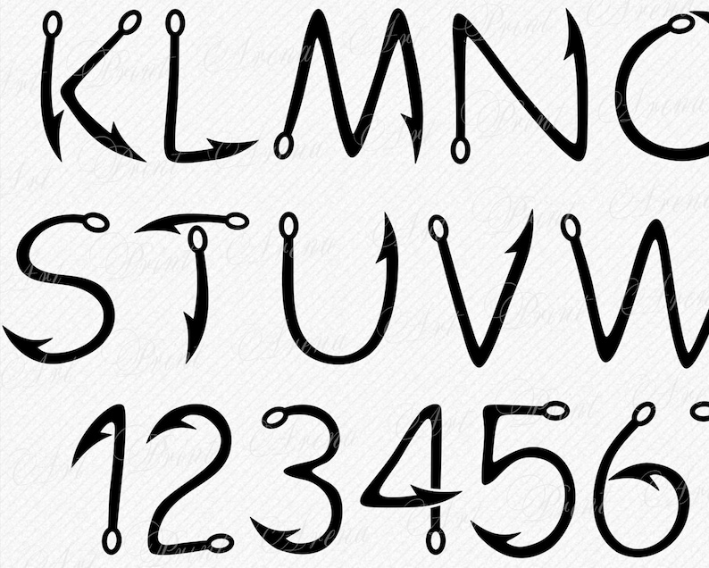 Free Free 328 Fishing Letters Svg SVG PNG EPS DXF File