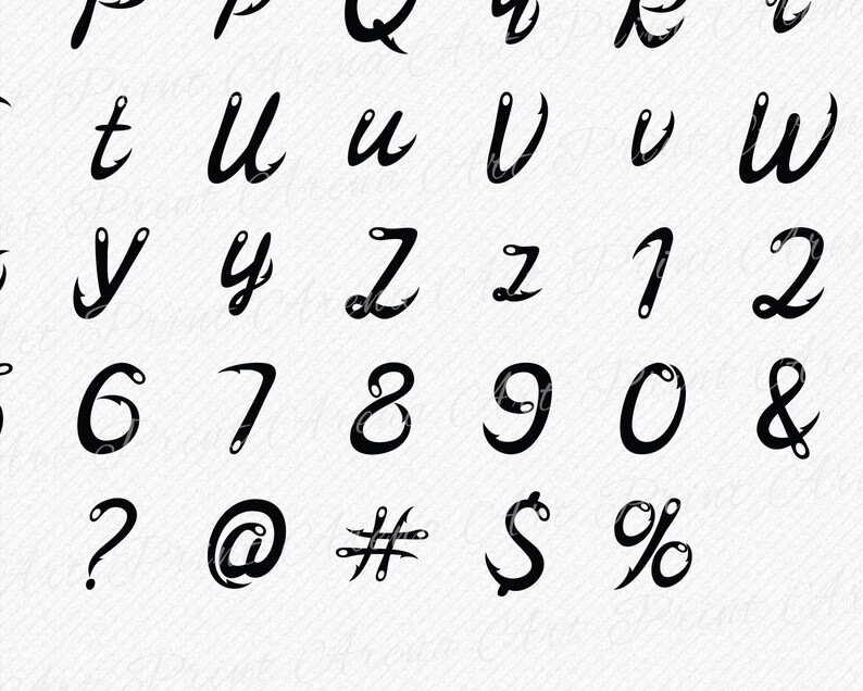 Free Free 253 Fishing Letters Svg SVG PNG EPS DXF File