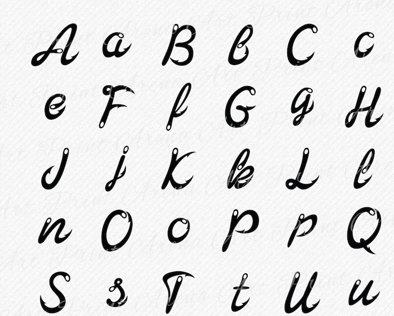 Free Free 253 Fishing Letters Svg SVG PNG EPS DXF File