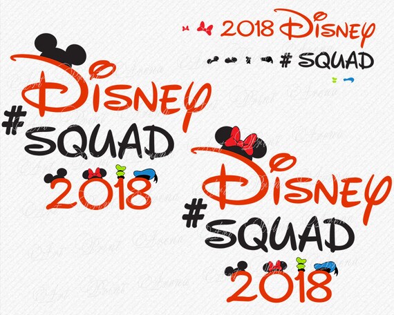 Download Disney Squad SVG 2018 Mickey Family SVG T-shirt Cricut | Etsy