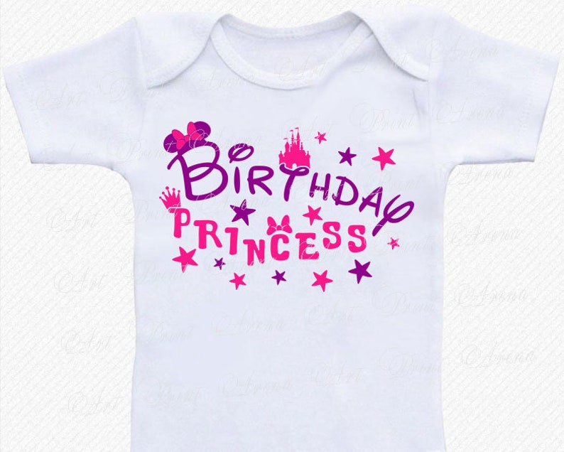 Download Disney Birthday Princess Svg Disney Girl Shirt Svg Minnie | Etsy