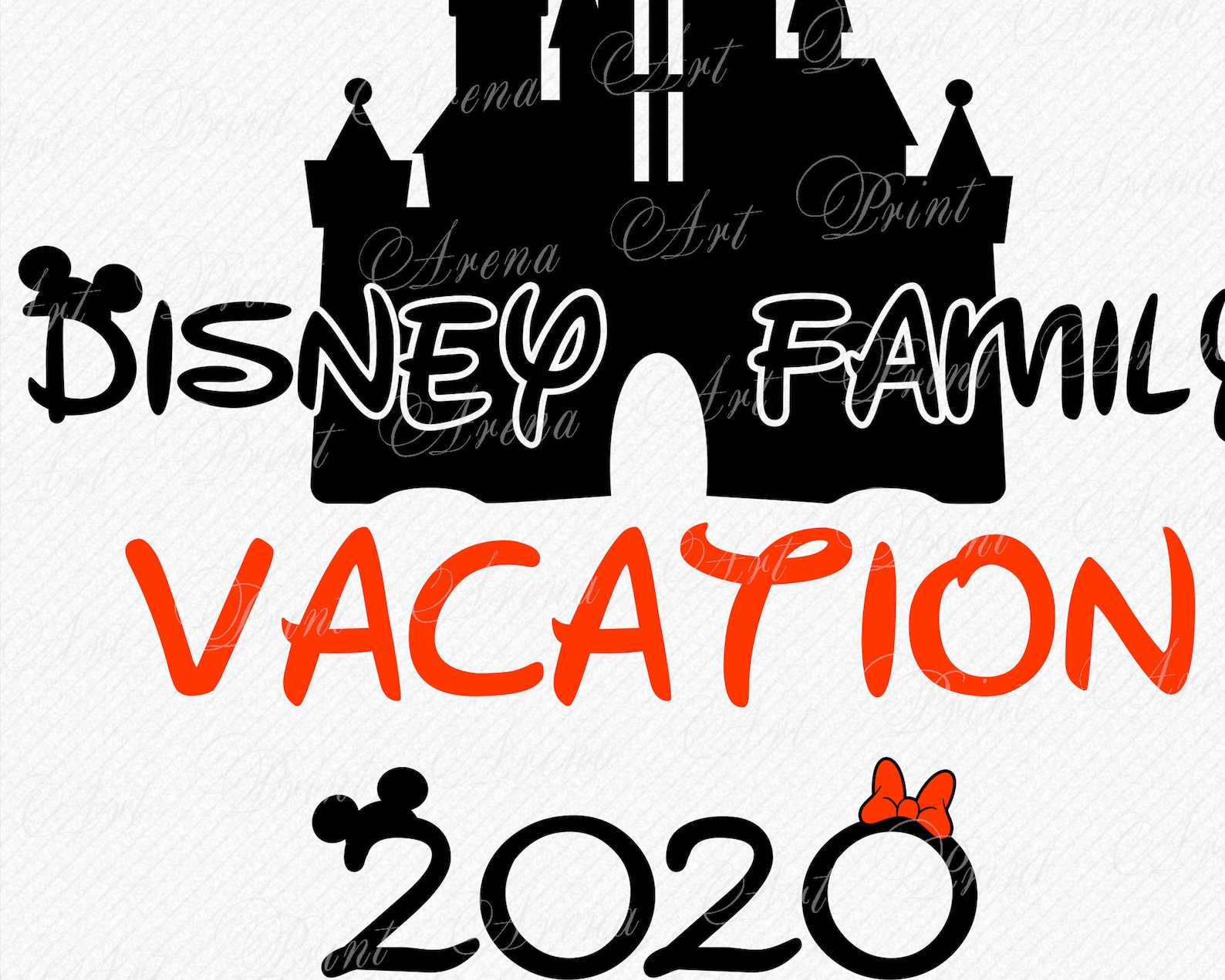 Disney Family Vacation 2020 SVG Tshirt design Disney Trip  Etsy