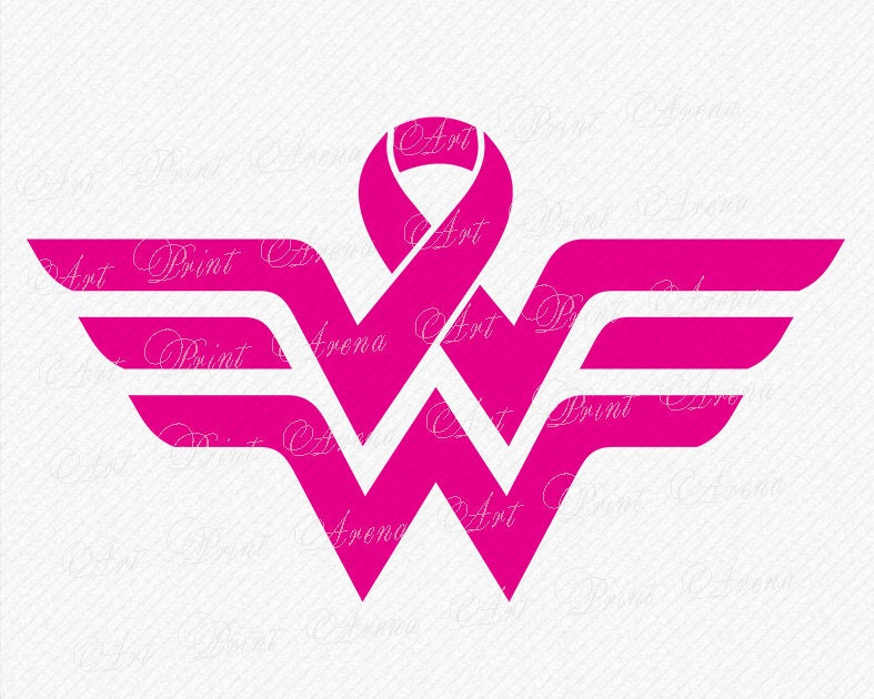 Download Breast cancer svg Wonder woman cancer svg Breast cancer | Etsy