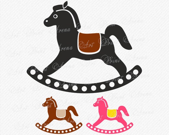 Download Rocking Horse Svg Cutting And Clipart File Etsy