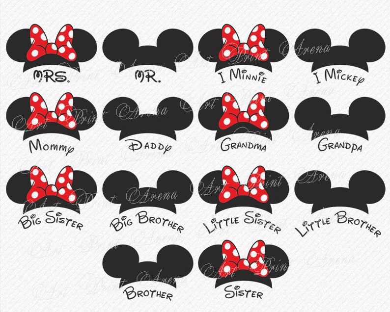 Download Paper Party Kids Craft Supplies Tools Disney Is Better With Grandma Svg Files Disney Silhouette Ears Mickey And Minnie Mouse Mickey And Minnie Mouse Cricut Silhouette