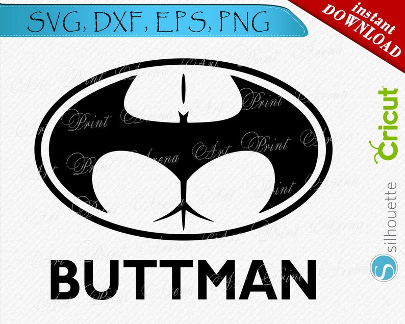 Download Buttman Butt Man Buttman funny t-shirt svg Funny Batman | Etsy