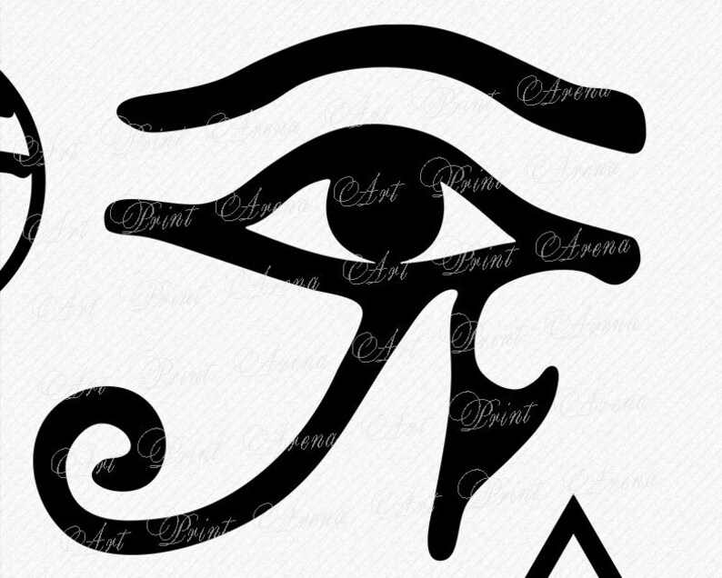 Eye of Horus SVG dxf png eps Egyptian symbol Wadjet all seeing | Etsy