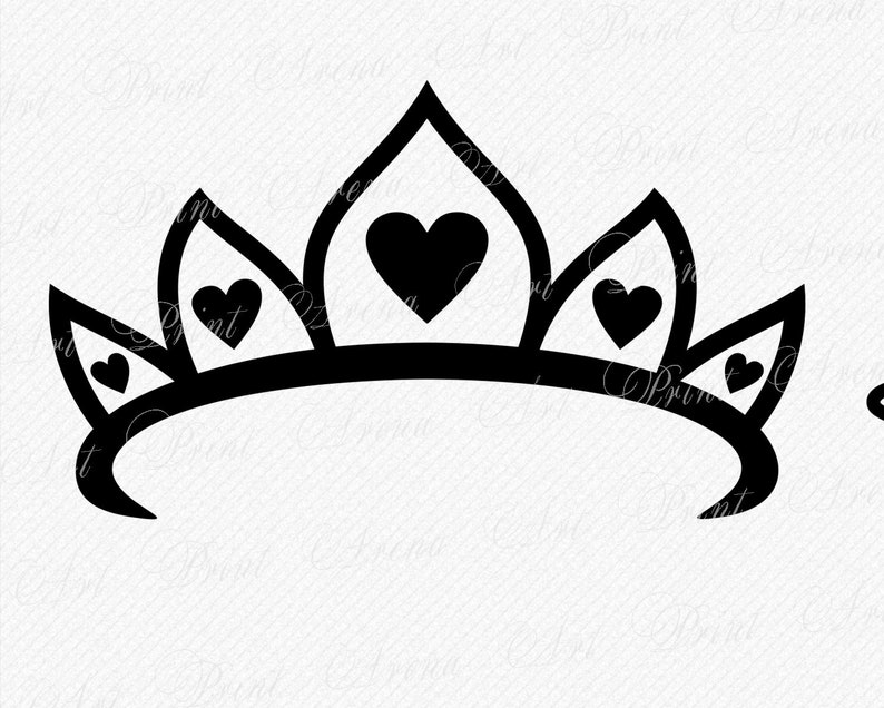 Download Tiara svg set of 4 crowns Queen Crown SVG cutting file | Etsy