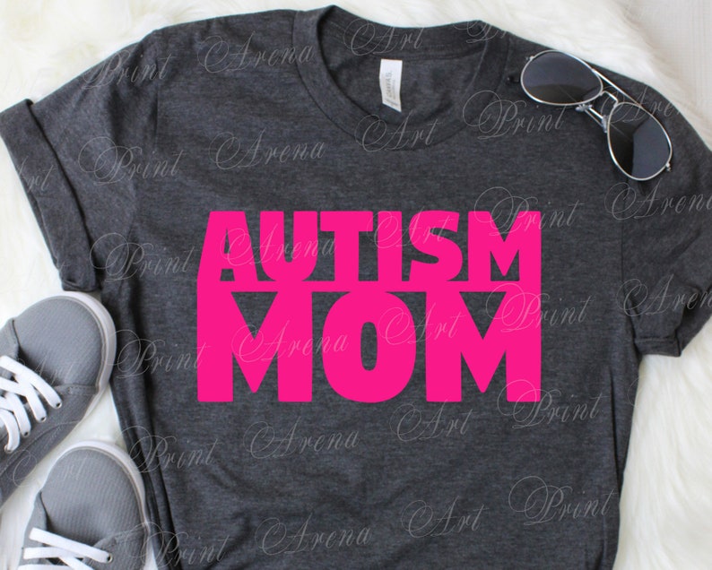 Download Autism Mom Dad SVG PNG DXF for Cricut Silhouette etc. | Etsy