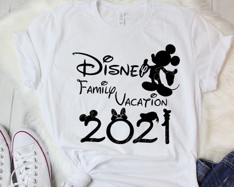 Download Disney Family Vacation 2021 Cutting and clipart files | Etsy