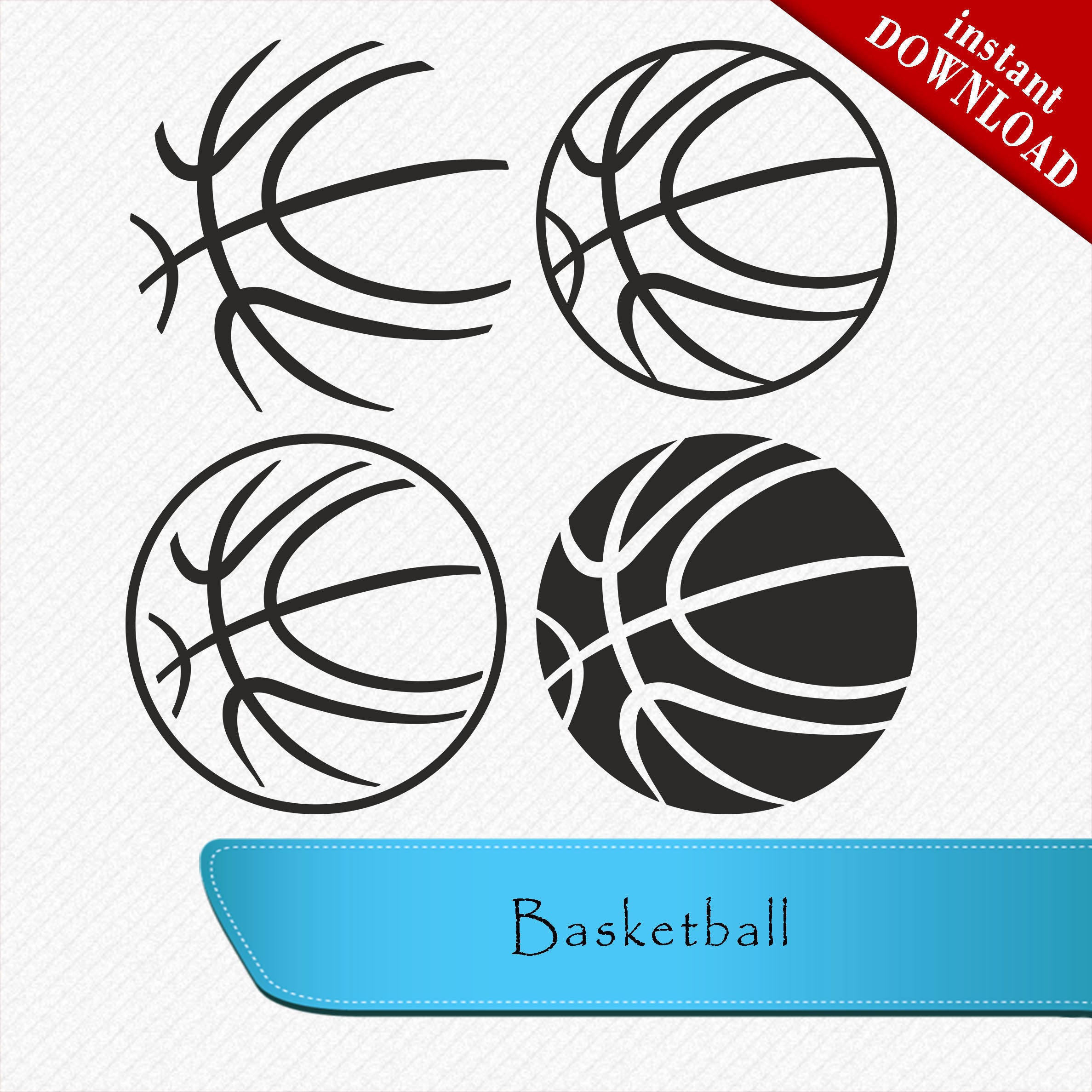 Basketball SVG cutting file for Cricut Silhouette and others Etsy