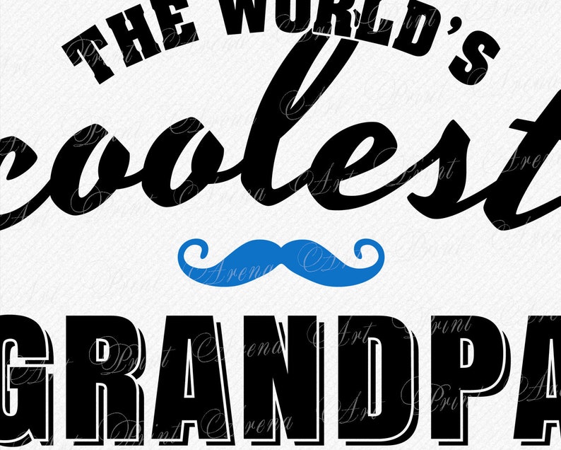 Download The World Coolest Grandpa SVG T-shirt design Cutting files ...