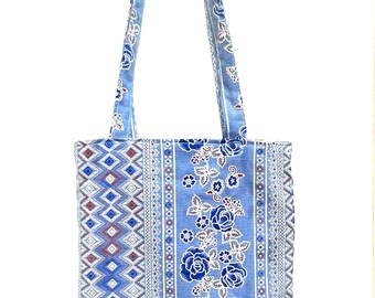 Sac cabas bleu