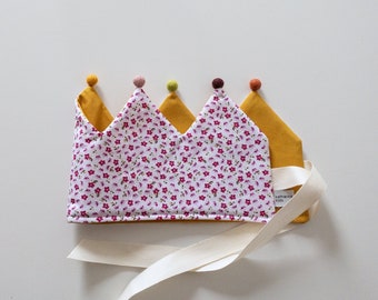 Birthday crown * Fabric crown * Children's crown "Sleeping Beauty"