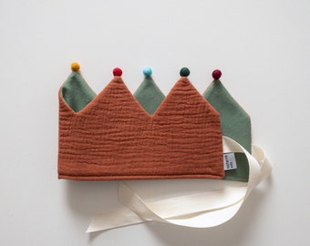 Birthday crown * Crown muslin * Fabric crown * Children's crown "Muslin"