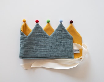 Birthday crown * crown muslin * fabric crown * children's crown "muslin"