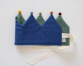 Birthday crown * Fabric crown * 3 royal crown * Children's crown "Birthday children"