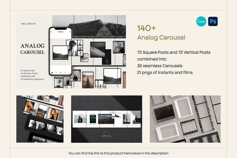 6 in 1 Bundle Carousel Instagram Template Canva. Instagram for Coaches ...