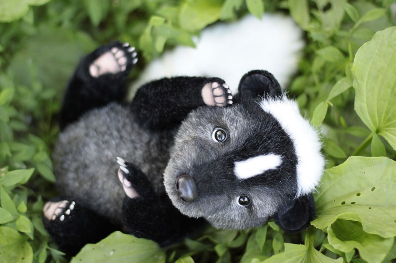 realistic stuffed skunk