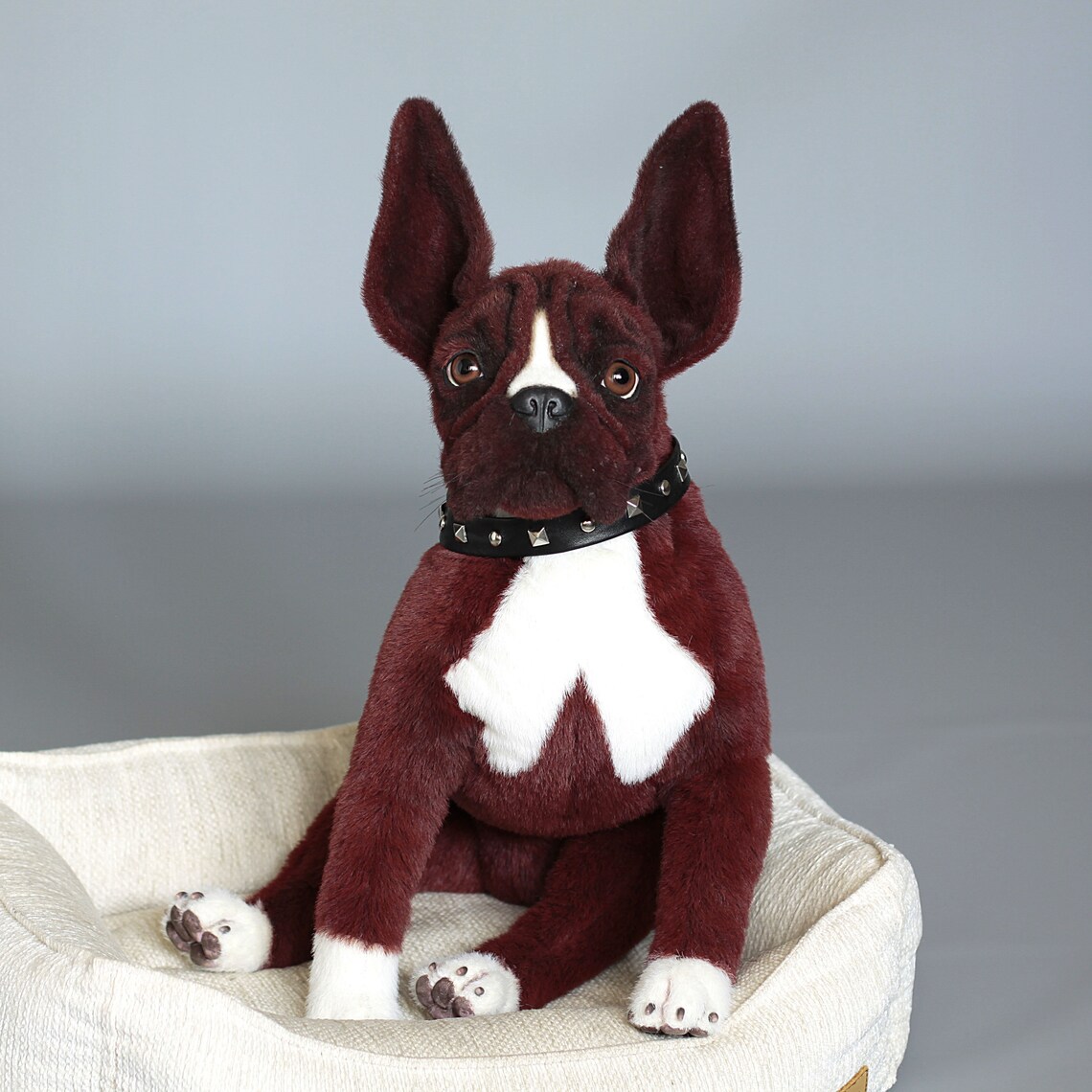 Realistic Toy Dog Art Doll Plush Soft Sculpture Lifelike Etsy