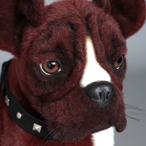 Realistic toy Dog art doll plush soft sculpture lifelike Etsy