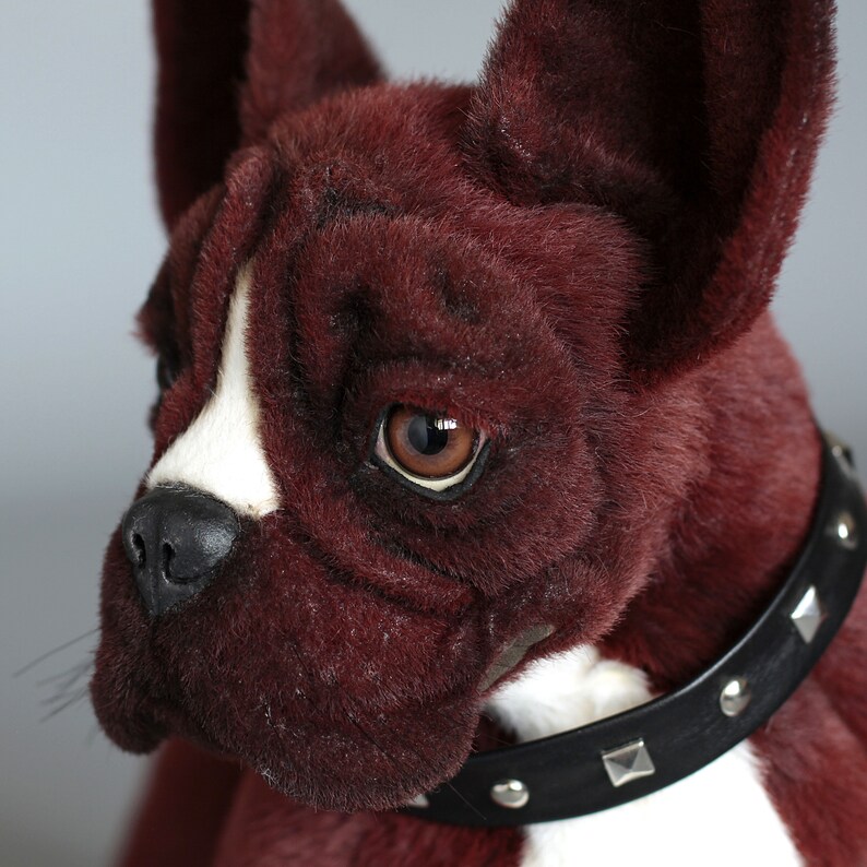 Realistic toy Dog art doll plush soft sculpture lifelike Etsy