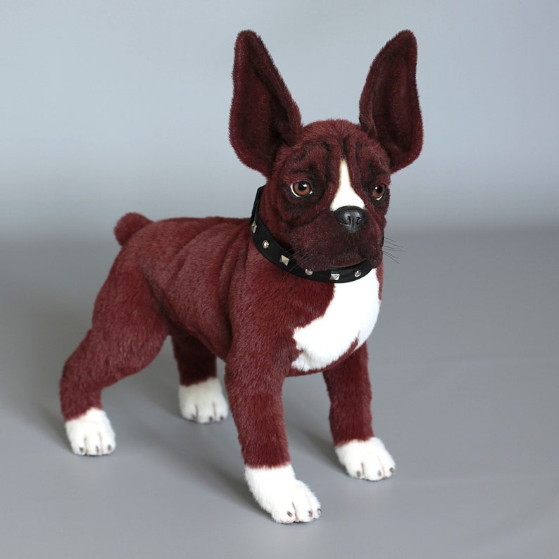 Realistic toy Dog art doll plush soft sculpture lifelike Etsy