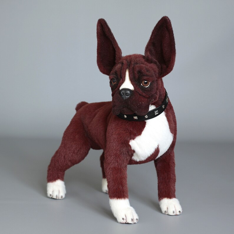 Realistic toy Dog art doll plush soft sculpture lifelike Etsy