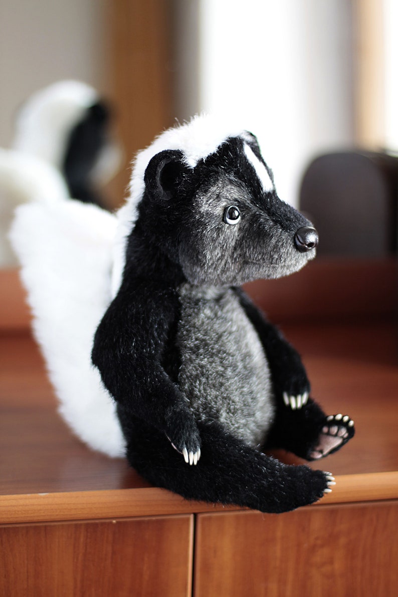 realistic stuffed skunk