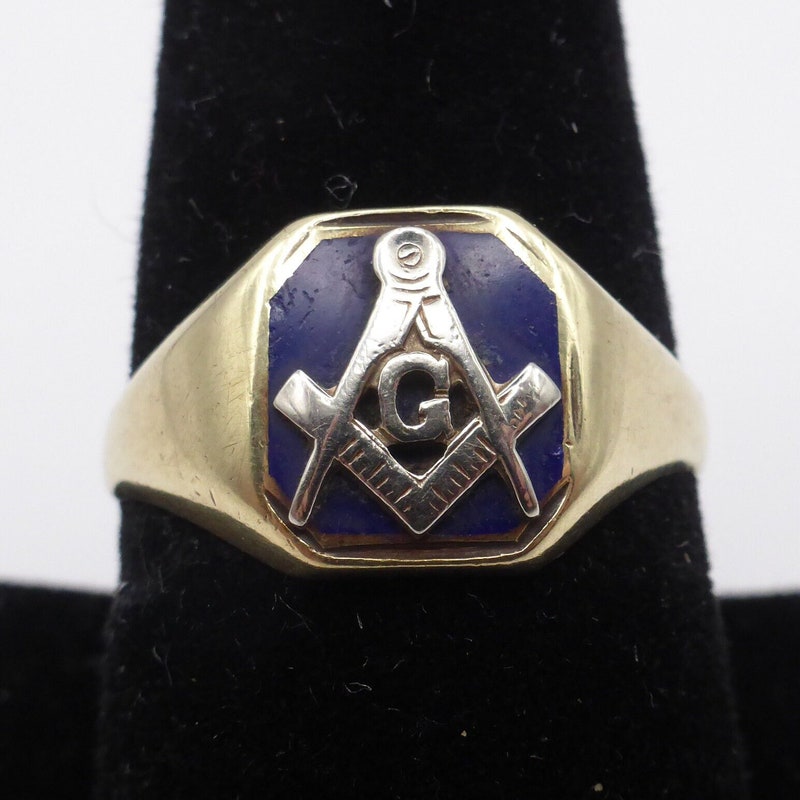 Tungsten Ring, Masonic Ring, Mens Masonic Ring, Free Mason Ring, Custom
