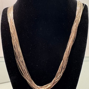 Sterling Silver Waterfall Vintage Necklace - Elegant Retro Jewelry