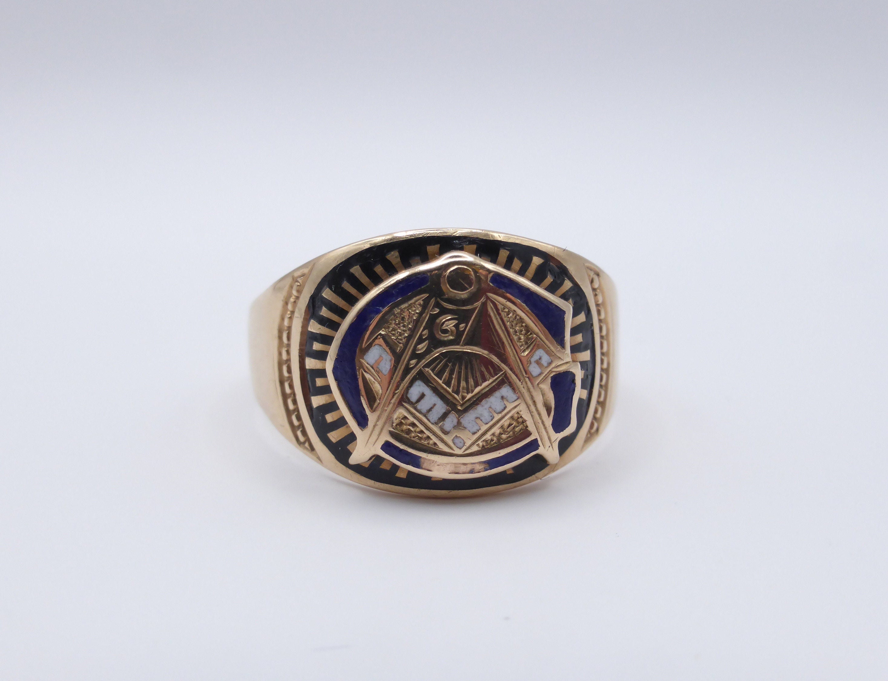 Houston badge masonic ring deals