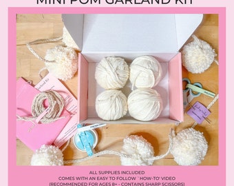 Mini Pom Garland Kit