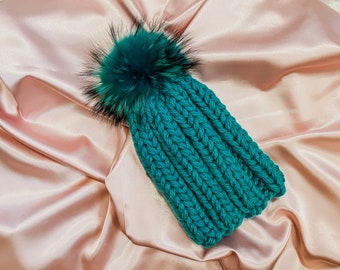 Custom LUXE by MWL Fur Pom Hat