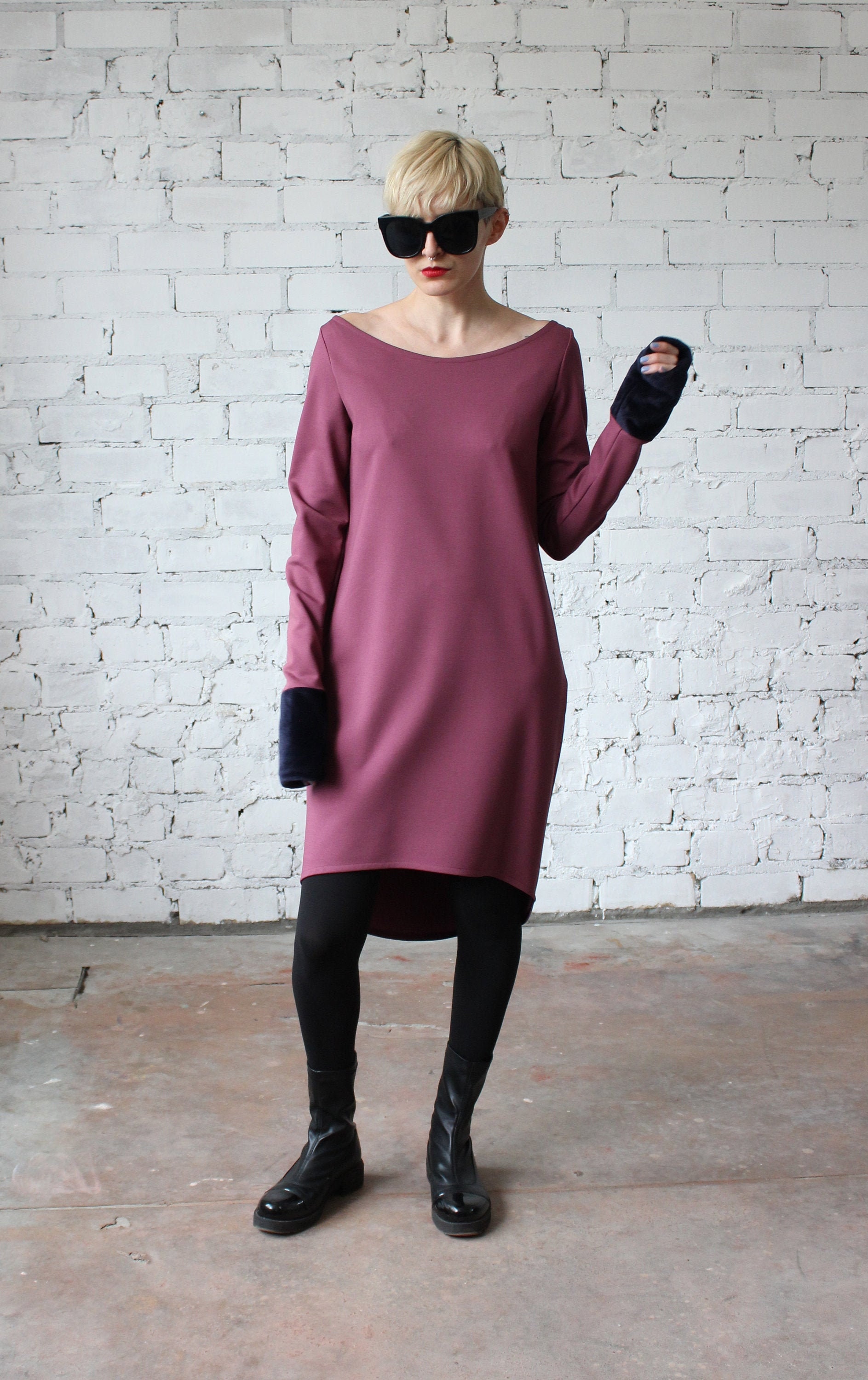 Dip Hem Dress - Etsy
