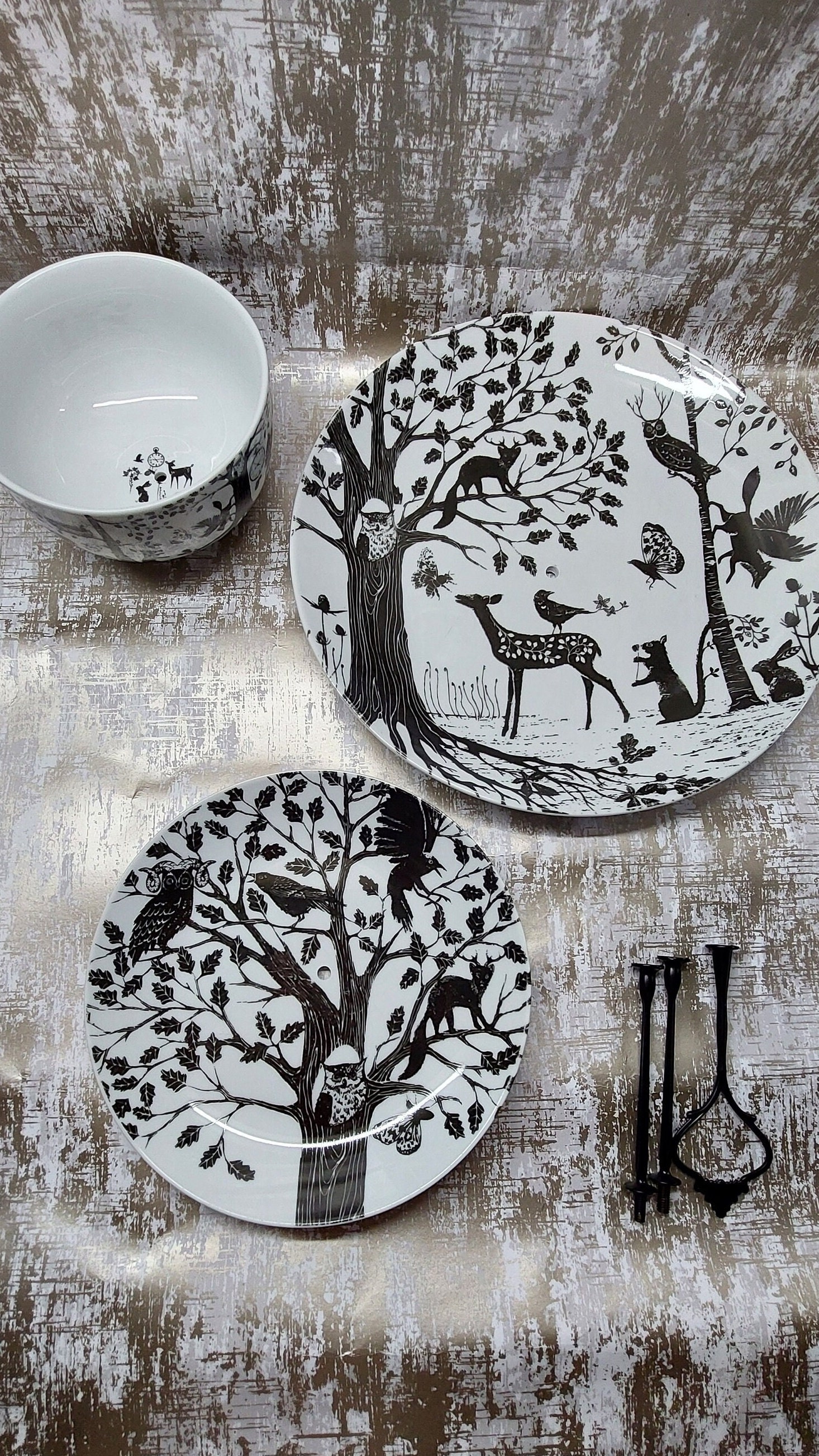 Enchanted Forest Afternoon Tea Tier Cake Stand