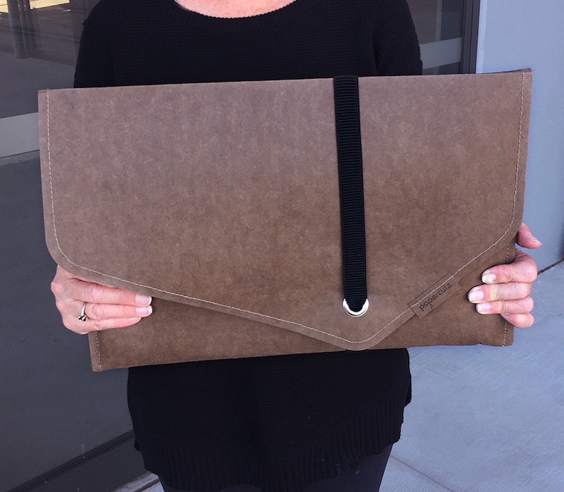 Laptop Sleeve Washable Paper Portfolio Sleeve Compendium Etsy