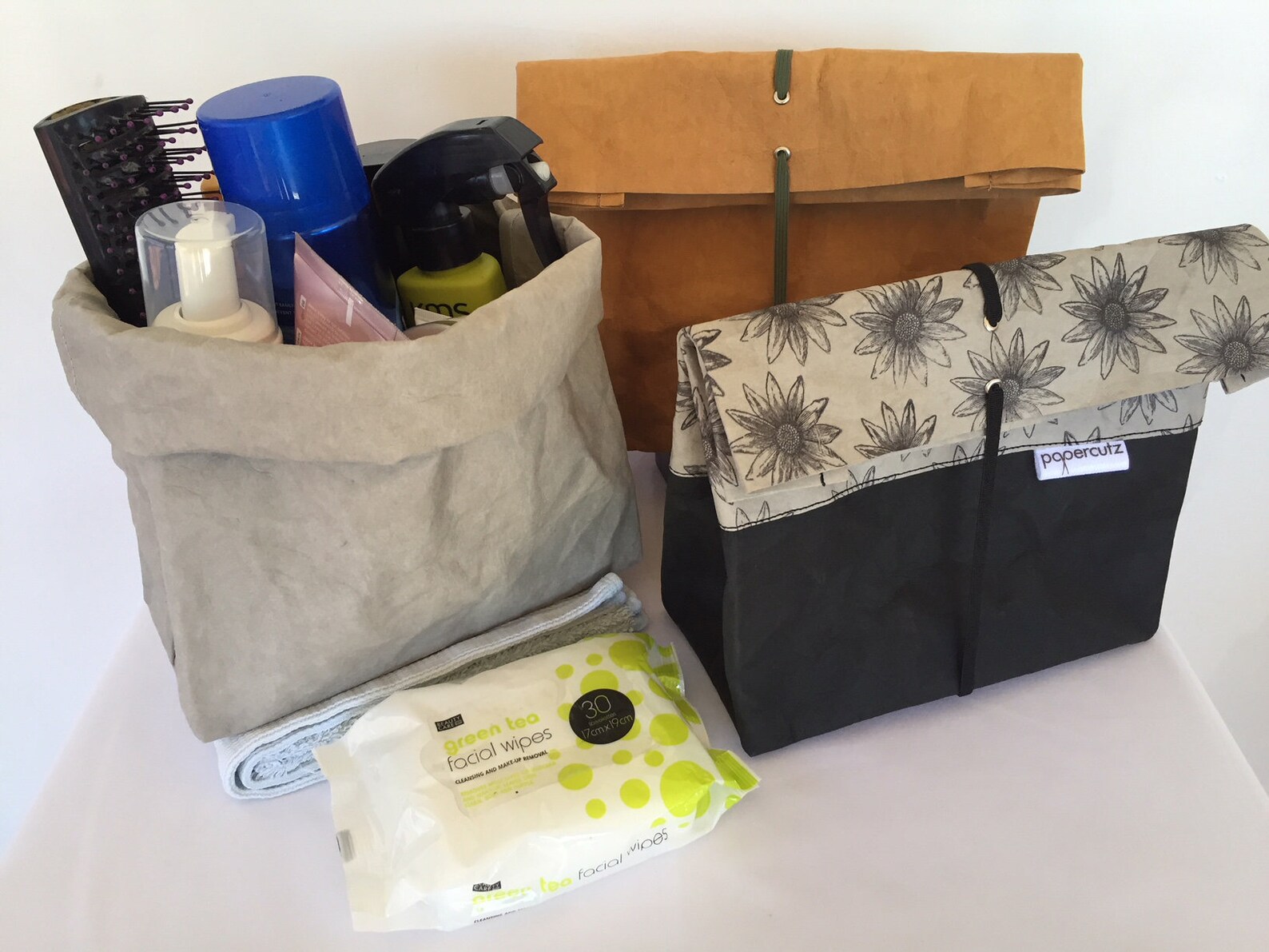 Paper Bag Washable Paper Cosmetic Bag Toiletry Bag Lunch - Etsy