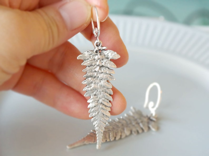 Leaf Charms Antique Silver Plated earrings Birthday anniversary gift for her Mothers day