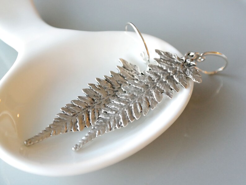 Leaf Charms Antique Silver Plated earrings Birthday anniversary gift for her Mothers day