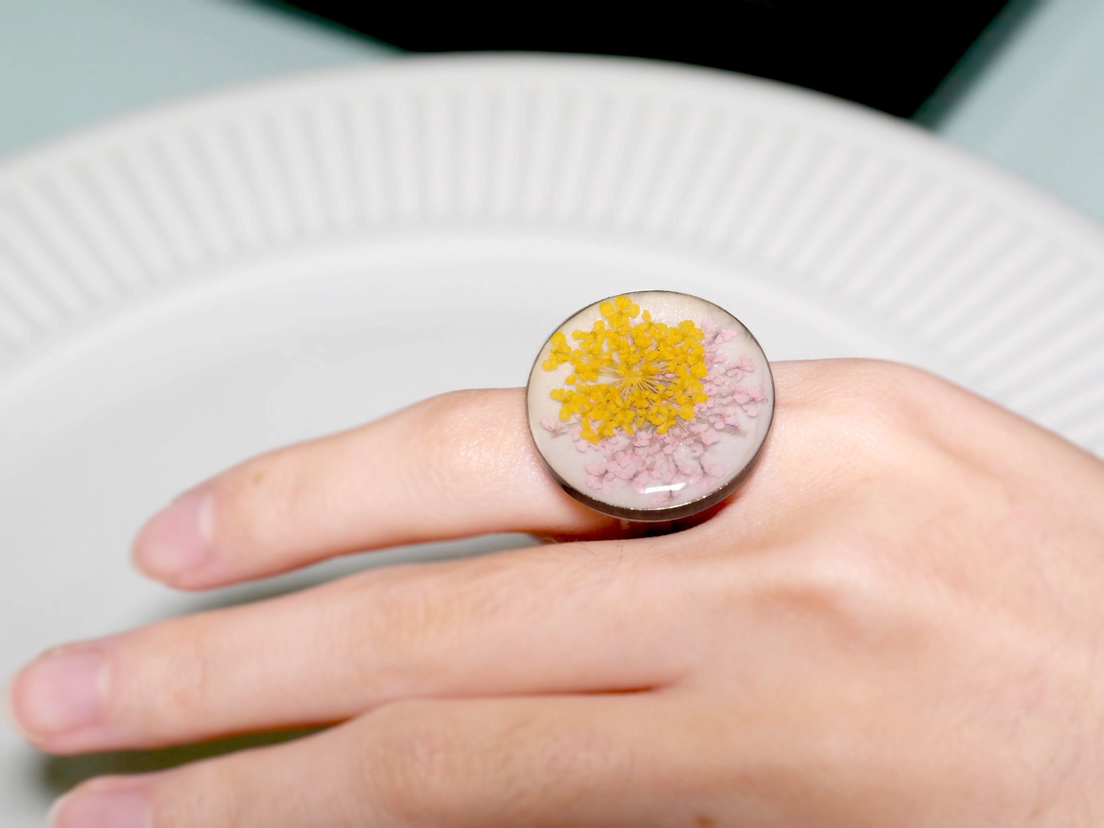dried flower ring